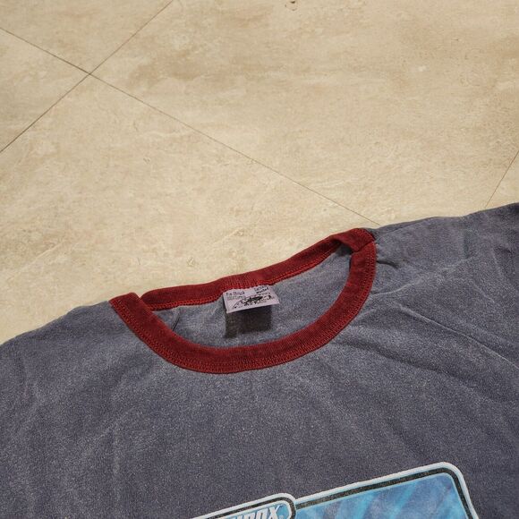 VTG 90s Y2K 2000s Matchbox Cars Superfast Mens L Large Car Ringer Promo T Shirt - Picture 5 of 9